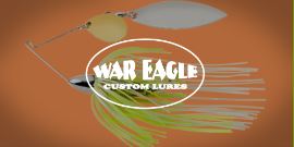 Fishing Lures made by War Eagle Custom Lures are used by Oklahoma Fishing Guide Rocky Thomas Jr. Purchase directly from the manufacturer.